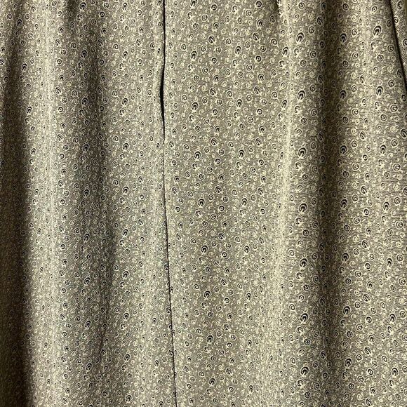Vintage Jaclyn Smith Neutral Micro-Print A-Line Maxi Skirt (Size 6) - Picture 3 of 7